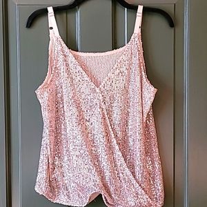 Sequin tank top